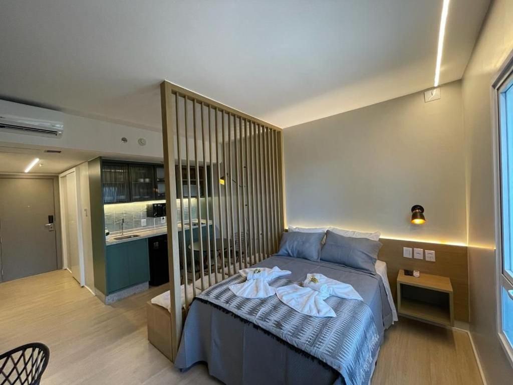 Suite Luxuosa Com Cozinha Blend Smart 1356 고이아니아 외부 사진